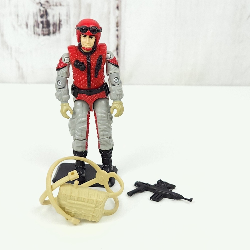 Hasbro GI Joe Action Figure 3.75in Red Good Vintage 1987 Crazy Legs V1 ARAH